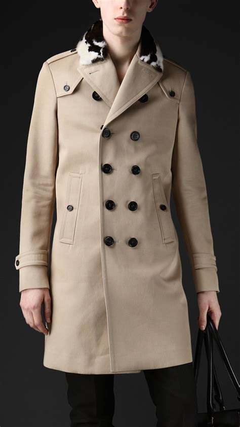 trencz męski burberry|burberry trench jacket.